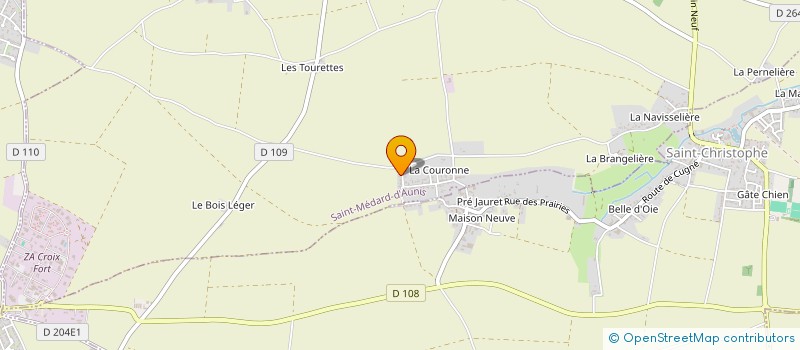 localisation de l'entreprise MONSIEUR BRUNO GAUVAIN  SAINT-MEDARD-D'AUNIS