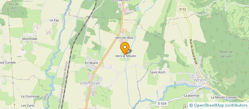 localisation de l'entreprise MONSIEUR BRUNO GAVAND  VILLEMOTIER