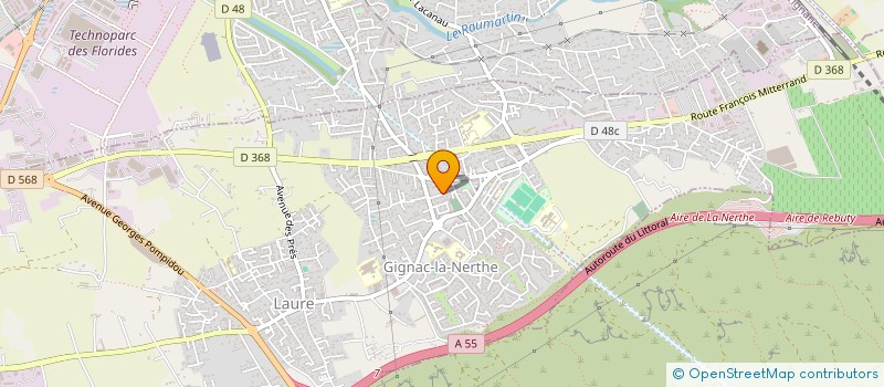 localisation de l'entreprise MONSIEUR BRUNO GAVINI à GIGNAC-LA-NERTHE
