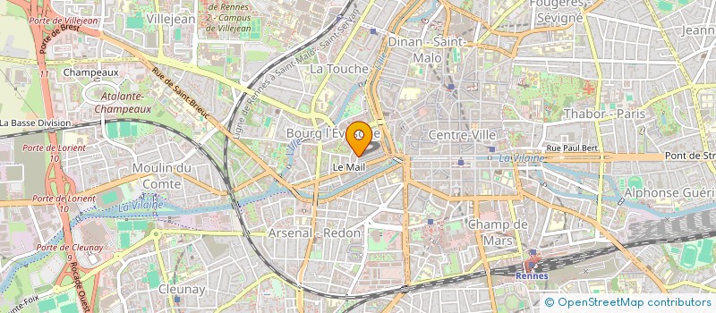 localisation de l'entreprise MONSIEUR BRUNO GEFFROY  RENNES