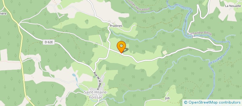localisation de l'entreprise MONSIEUR BRUNO GENEIX  SAINT-HILAIRE-FOISSAC