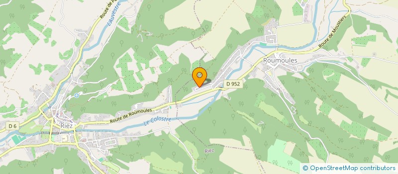 localisation de l'entreprise MONSIEUR BRUNO GENTILE  ROUMOULES