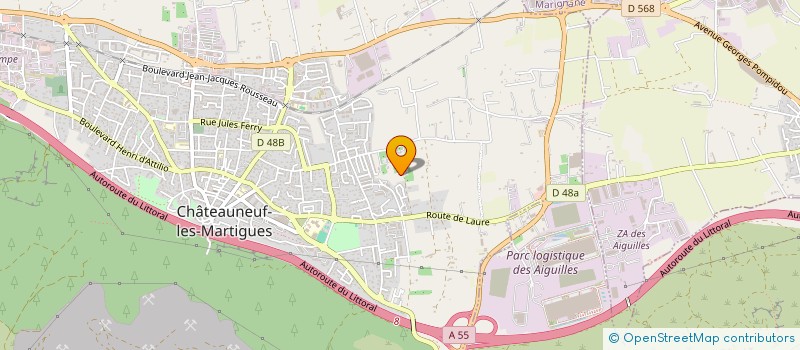 localisation de l'entreprise MONSIEUR BRUNO GENTY à CHATEAUNEUF-LES-MARTIGUES