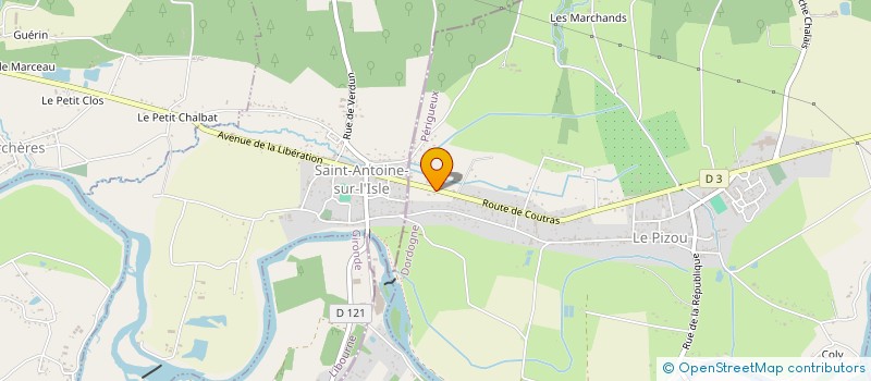 localisation de l'entreprise MONSIEUR BRUNO GENTY  LE PIZOU