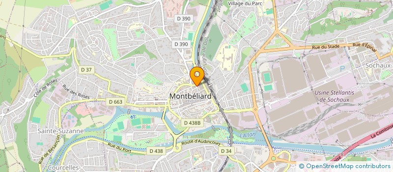 localisation de l'entreprise MONSIEUR BRUNO GEORGEL à MONTBELIARD