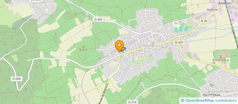 localisation de l'entreprise MONSIEUR BRUNO GEORGLER  ROSHEIM