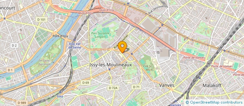localisation de l'entreprise MONSIEUR BRUNO GERARD à ISSY-LES-MOULINEAUX