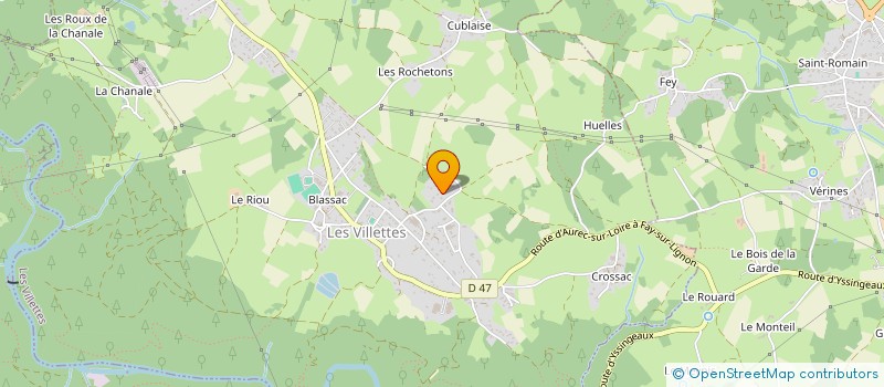 localisation de l'entreprise MONSIEUR BRUNO GERENTON à LES VILLETTES