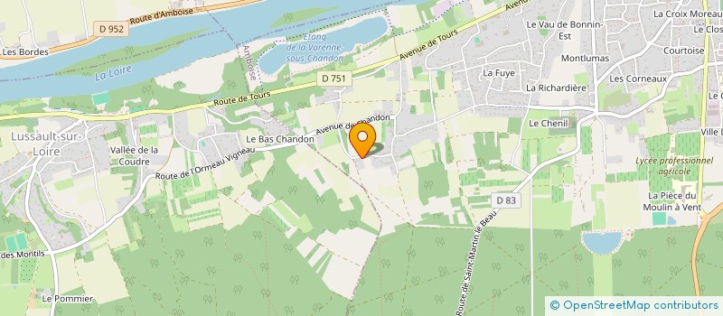 localisation de l'entreprise MONSIEUR BRUNO GERMAIN  AMBOISE