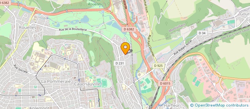 localisation de l'entreprise MONSIEUR BRUNO GERVAIS  HARFLEUR