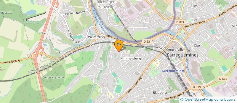 localisation de l'entreprise MONSIEUR BRUNO GESNOUIN  SARREGUEMINES