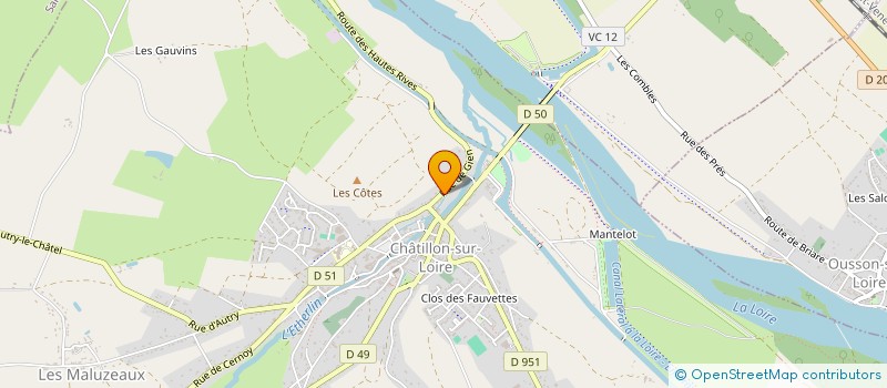 localisation de l'entreprise MONSIEUR BRUNO GIET à CHATILLON-SUR-LOIRE