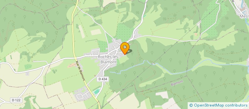 localisation de l'entreprise MONSIEUR BRUNO GIGANTE  ROCHES-LES-BLAMONT