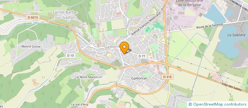 localisation de l'entreprise MONSIEUR BRUNO GIGUET à LE VAL D'HAZEY