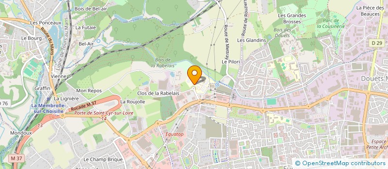 localisation de l'entreprise MONSIEUR BRUNO GILBERT à SAINT-CYR-SUR-LOIRE