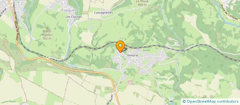 localisation de l'entreprise MONSIEUR BRUNO GILET  SALLES-LA-SOURCE