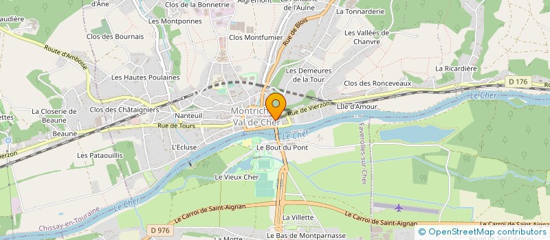 localisation de l'entreprise MONSIEUR BRUNO GILLES à MONTRICHARD-VAL-DE-CHER