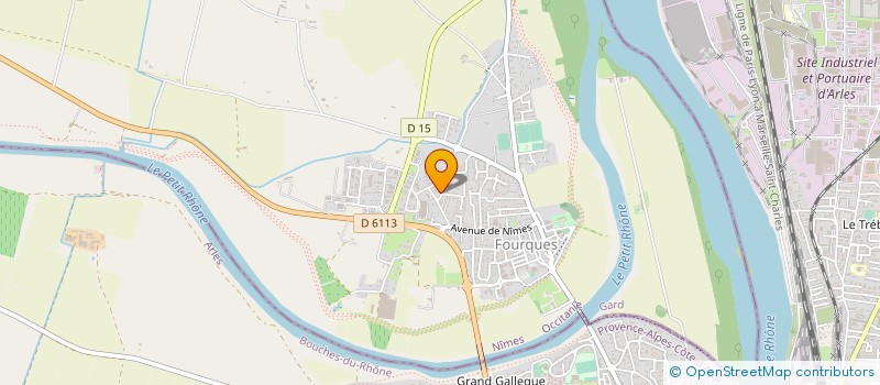 localisation de l'entreprise MONSIEUR BRUNO GILLES  FOURQUES