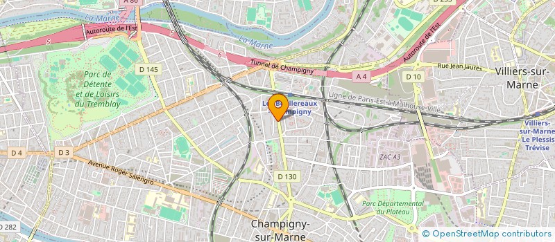 localisation de l'entreprise MONSIEUR BRUNO GIMENEZ  LA QUEUE-EN-BRIE