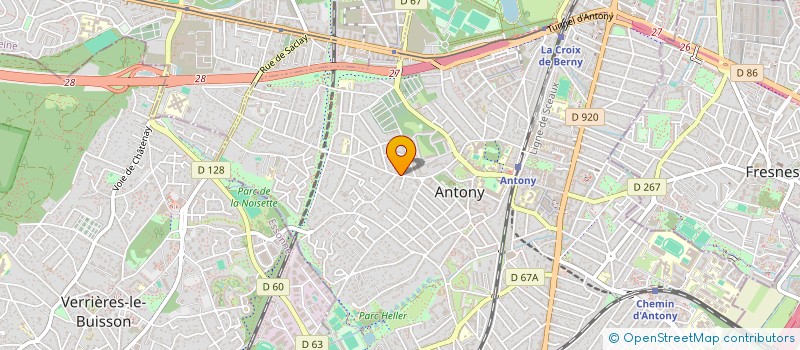 localisation de l'entreprise MONSIEUR BRUNO GIRARDEAU à ANTONY