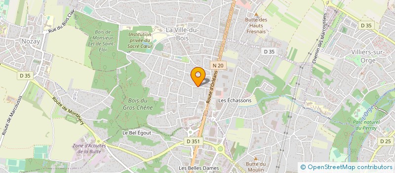 localisation de l'entreprise MONSIEUR BRUNO GIRAUD  LA VILLE-DU-BOIS