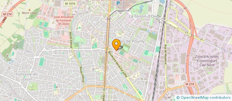 localisation de l'entreprise MONSIEUR BRUNO GIRAUD à DIJON