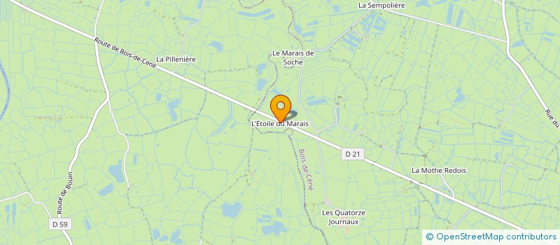 localisation de l'entreprise MONSIEUR BRUNO GIRAULT à BOIS-DE-CENE
