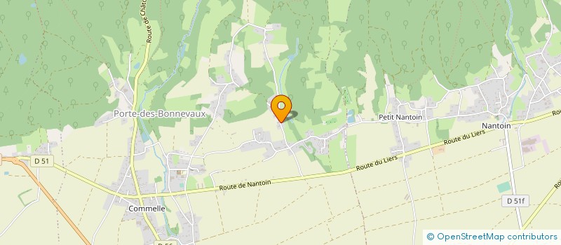 localisation de l'entreprise MONSIEUR BRUNO GIROUX  PORTE-DES-BONNEVAUX