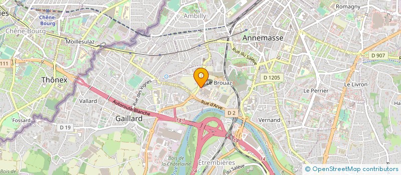 localisation de l'entreprise MONSIEUR BRUNO GLEIZE à ANNEMASSE