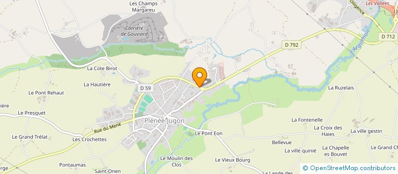 localisation de l'entreprise MONSIEUR BRUNO GOBARD à PLENEE-JUGON