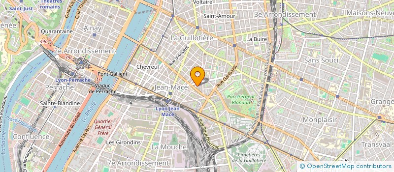 localisation de l'entreprise MONSIEUR BRUNO GODFRIN  LYON