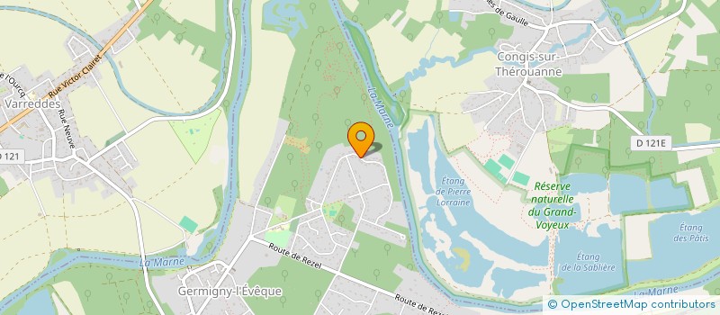 localisation de l'entreprise MONSIEUR BRUNO GOIN  GERMIGNY-L'EVEQUE