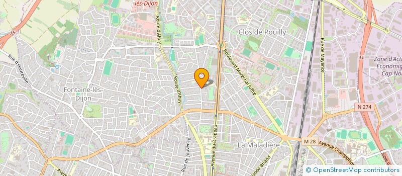 localisation de l'entreprise MONSIEUR BRUNO GOLDI à DIJON