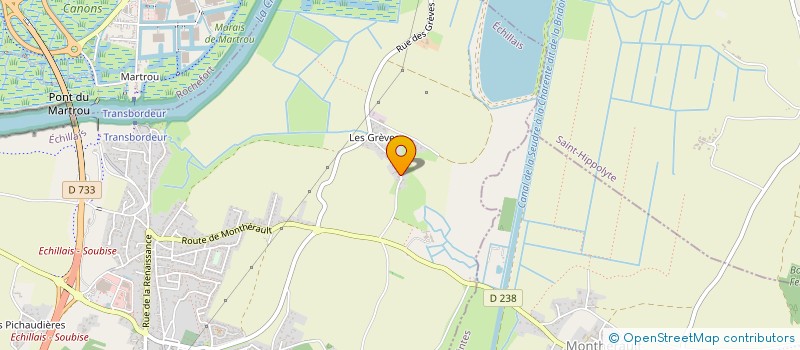 localisation de l'entreprise MONSIEUR BRUNO GOLEO  ECHILLAIS