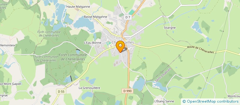 localisation de l'entreprise MONSIEUR BRUNO GOMES à CHENERAILLES