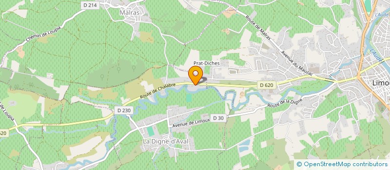 localisation de l'entreprise MONSIEUR BRUNO GOMES DA SILVA  LA DIGNE-D'AVAL