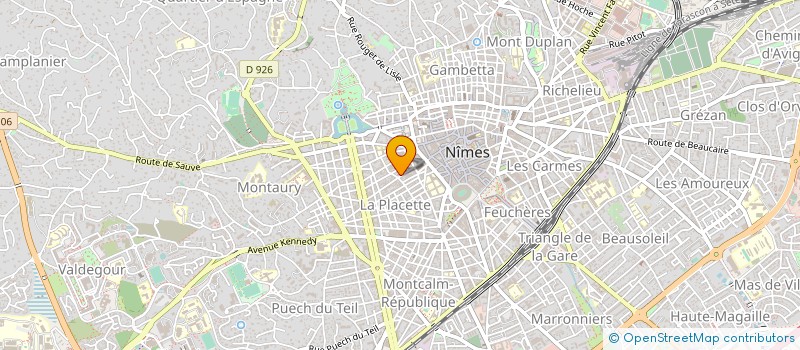 localisation de l'entreprise MONSIEUR BRUNO GOMEZ à NIMES