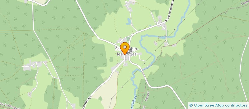 localisation de l'entreprise MONSIEUR BRUNO GONTARD  SAINT-AUBIN-LES-FORGES