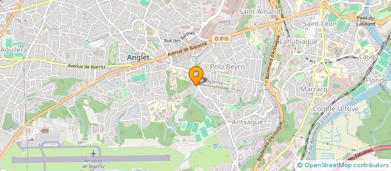 localisation de l'entreprise MONSIEUR BRUNO GONZALES  ANGLET