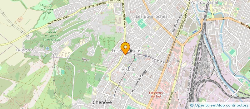 localisation de l'entreprise MONSIEUR BRUNO GOURDON à CHENOVE