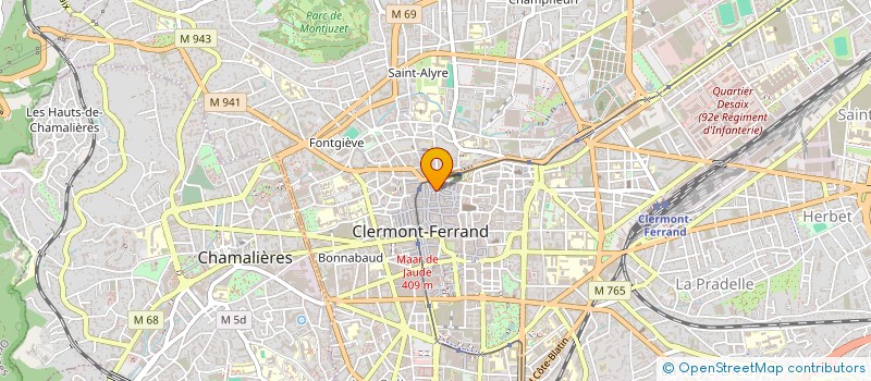 localisation de l'entreprise MONSIEUR BRUNO GOURVENEC  CLERMONT-FERRAND