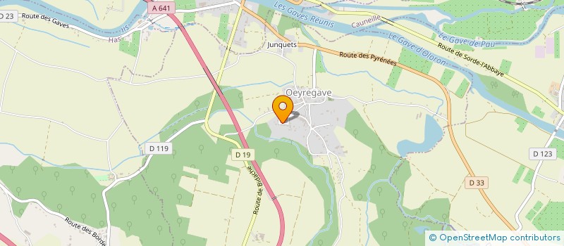 localisation de l'entreprise MONSIEUR BRUNO GRABOWSKI  OEYREGAVE