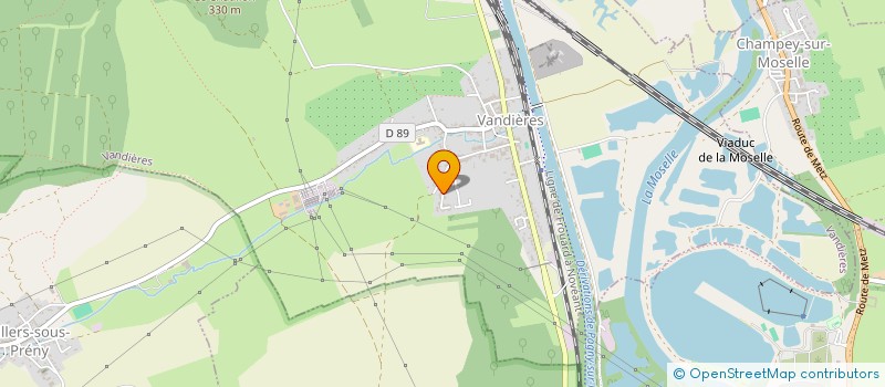 localisation de l'entreprise MONSIEUR BRUNO GRANDJEAN  VANDIERES