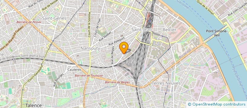 localisation de l'entreprise MONSIEUR BRUNO GRANGE-COSSOU  BORDEAUX