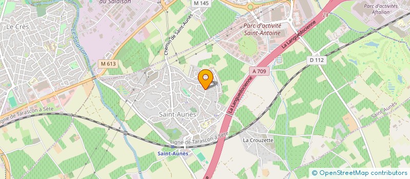 localisation de l'entreprise MONSIEUR BRUNO GRANIER à SAINT-AUNES