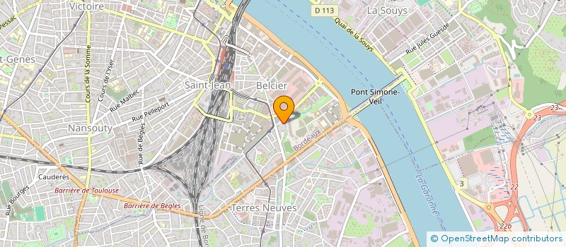 localisation de l'entreprise MONSIEUR BRUNO GREBIL  BORDEAUX