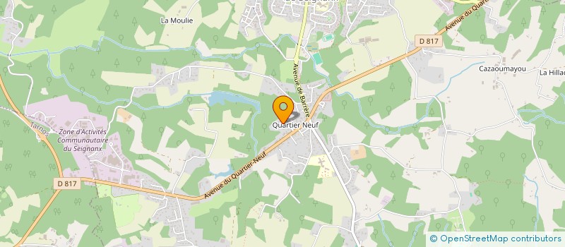 localisation de l'entreprise MONSIEUR BRUNO GREGORIO  SAINT-MARTIN-DE-SEIGNANX