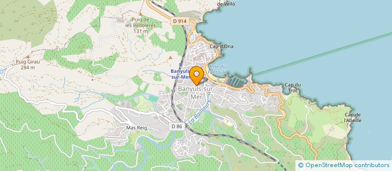 localisation de l'entreprise MONSIEUR BRUNO GRICOURT  BANYULS-SUR-MER