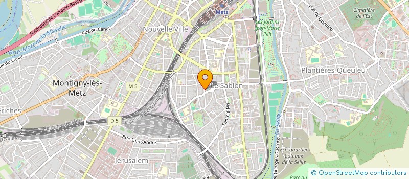 localisation de l'entreprise MONSIEUR BRUNO GRIVEL  METZ