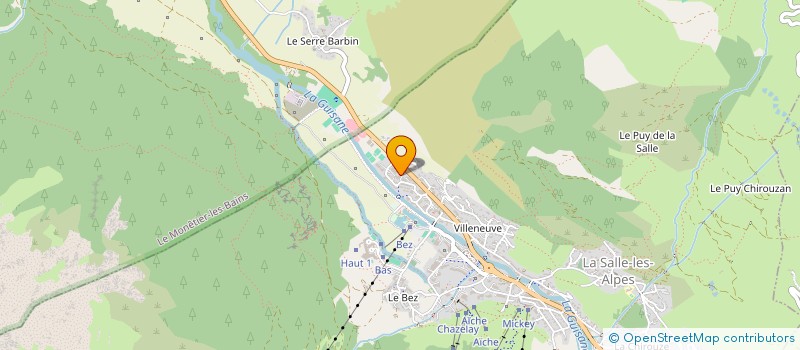 localisation de l'entreprise MONSIEUR BRUNO GROLLIER  LA SALLE-LES-ALPES